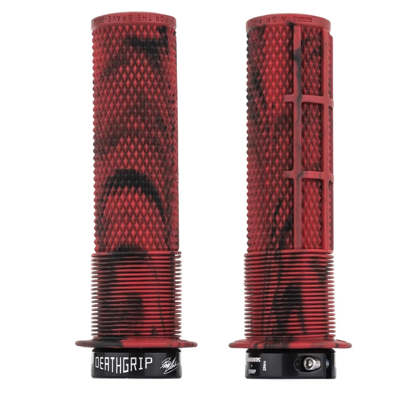 Gripy DMR DEATHGRIP Flange Large Lock-on Red/Camo