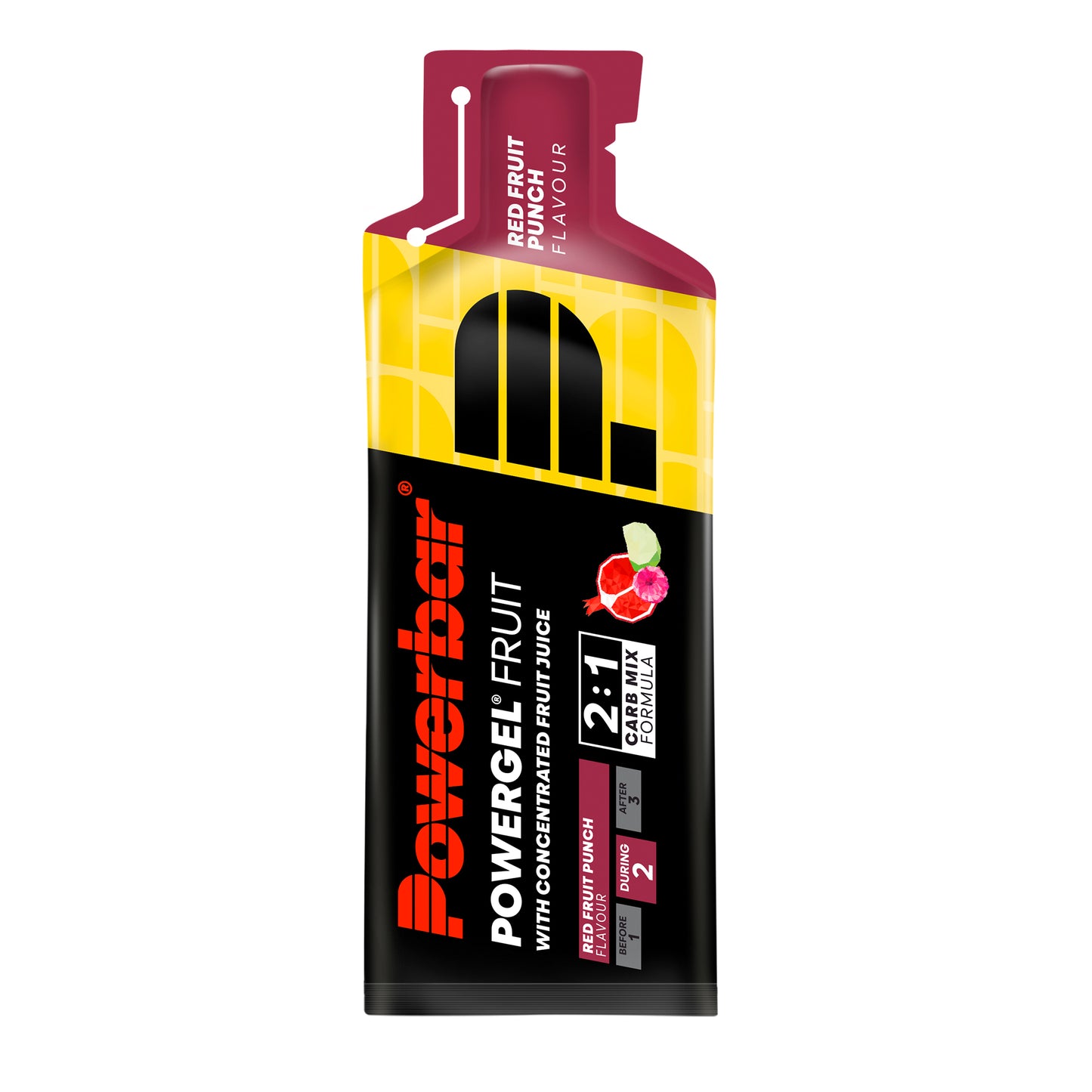 POWERBAR POWERGEL FRUIT Energetický gel (41gr) Červené bobule
