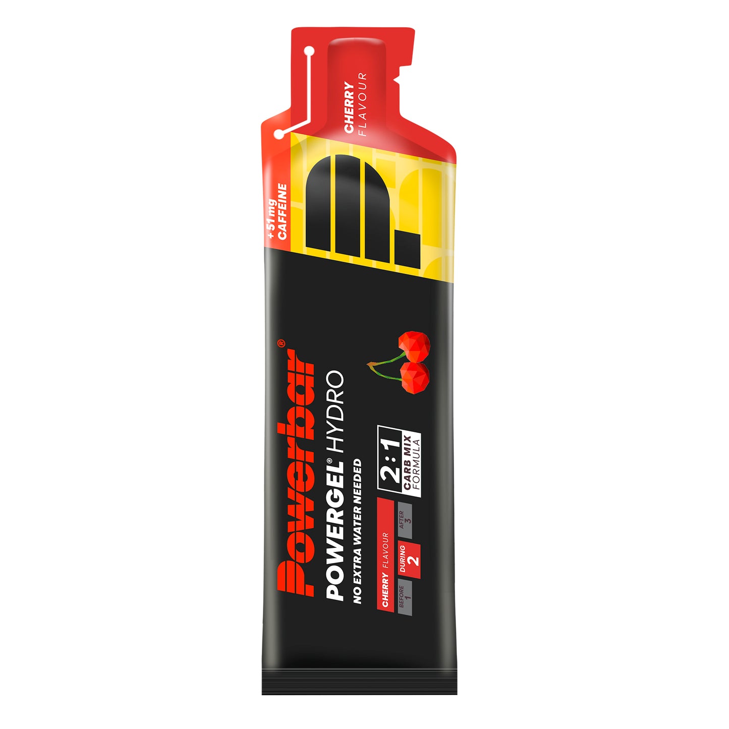 POWERBAR POWERGEL HYDRO Energy Gel (41g) Kofeinová třešeň