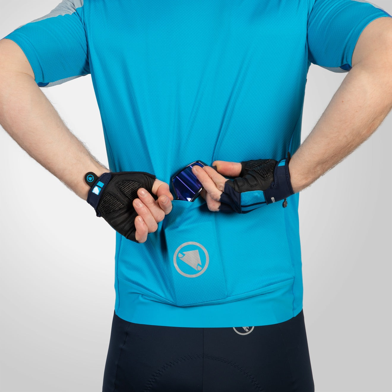 ENDURA FS260 Short Sleeve Jersey Blue