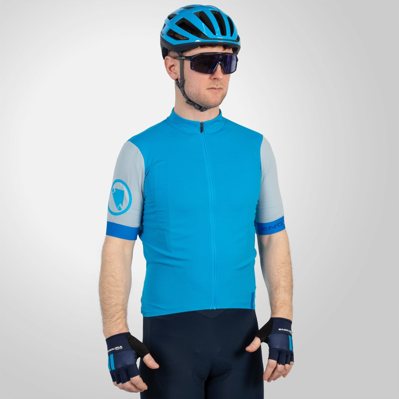 ENDURA FS260 Short Sleeve Jersey Blue