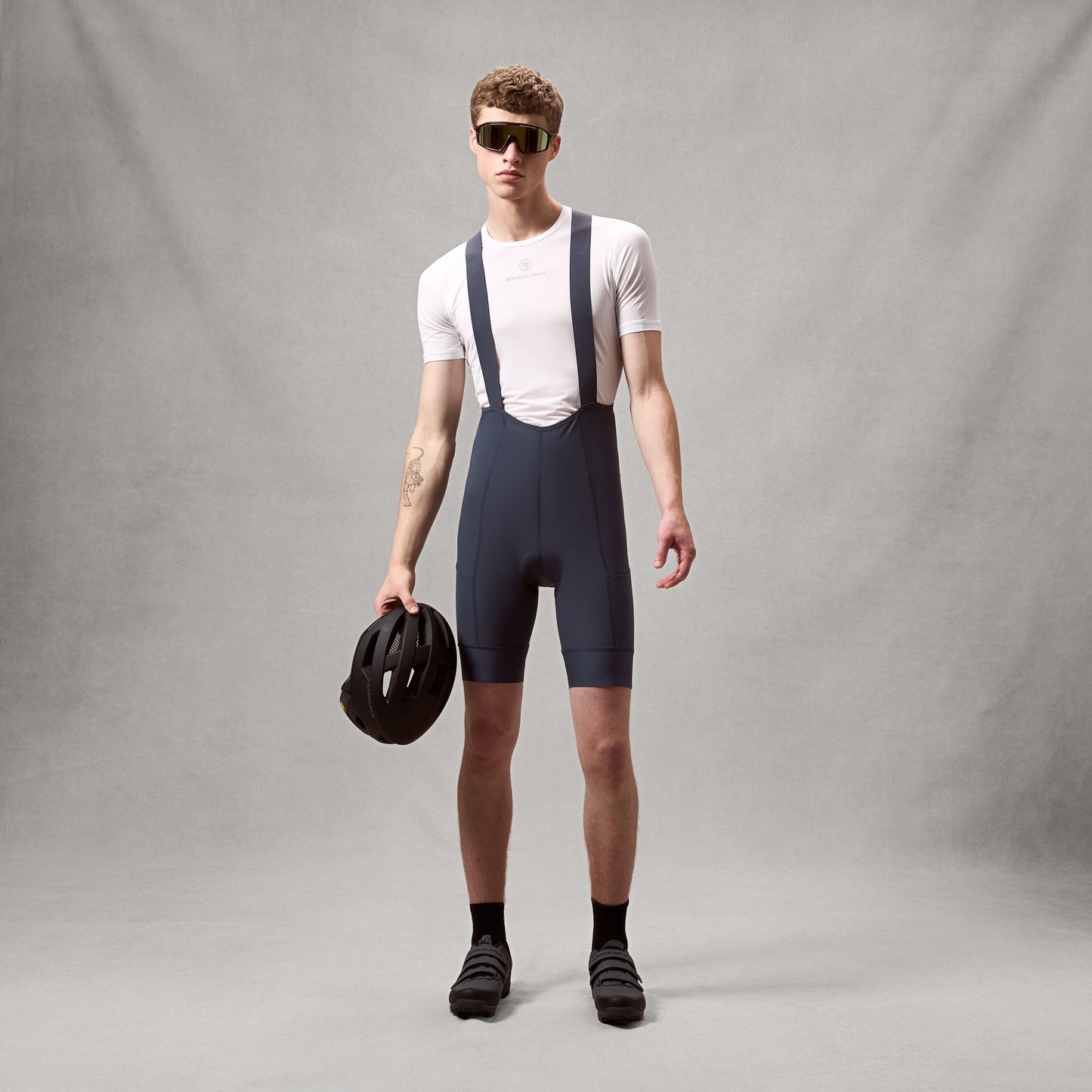 ENDURA LOOP Carbon Bib Short Grey