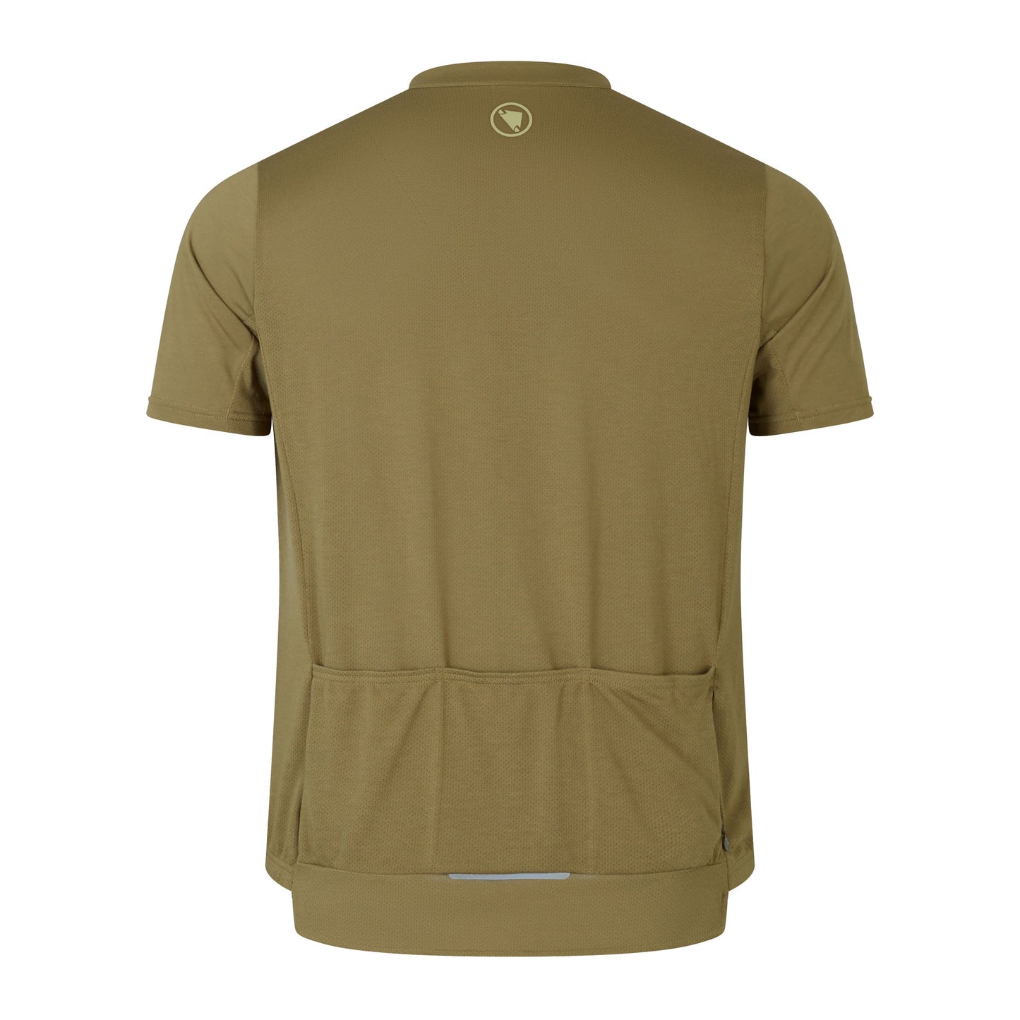 ENDURA LOOP ZIPPED Short Sleeve Jersey Khaki 2025
