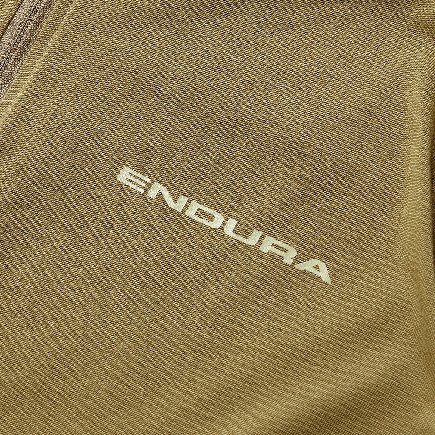 ENDURA LOOP ZIPPED Short Sleeve Jersey Khaki 2025