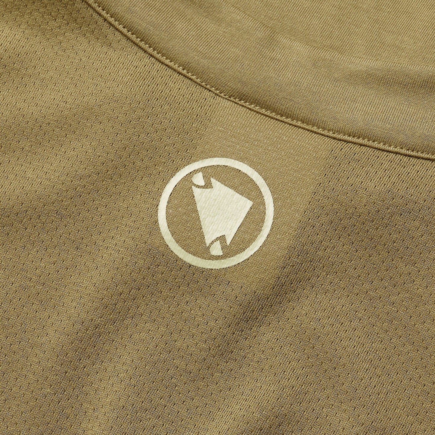 ENDURA LOOP ZIPPED Short Sleeve Jersey Khaki 2025