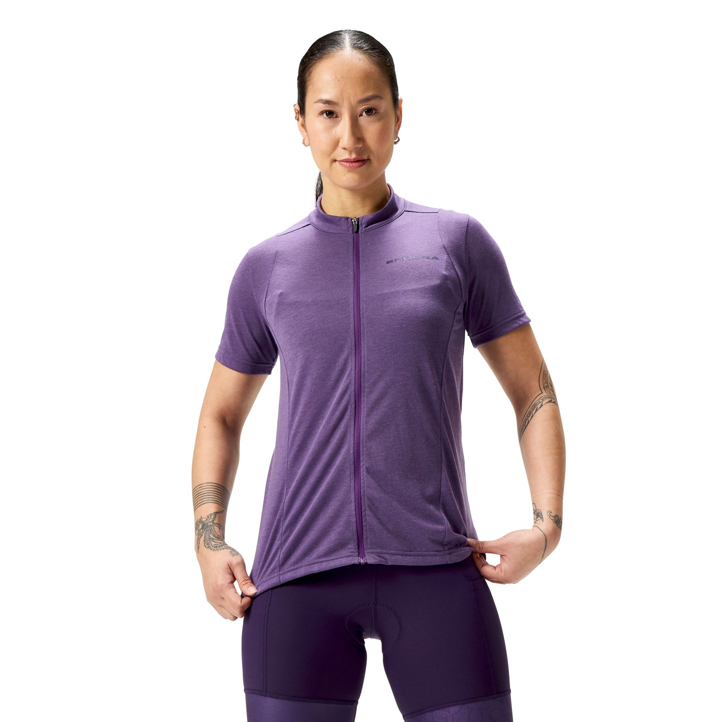 Dámský dres ENDURA LOOP s krátkým rukávem Purple 2025