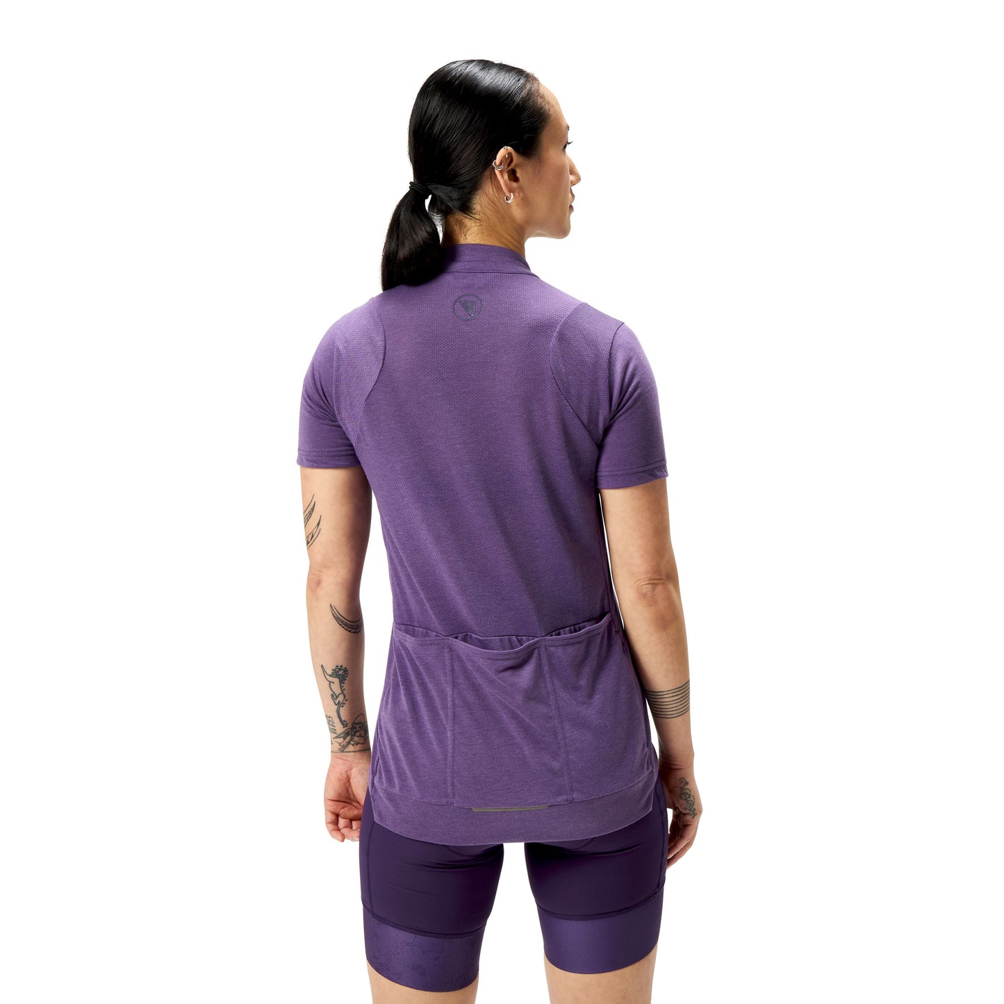 Dámský dres ENDURA LOOP s krátkým rukávem Purple 2025