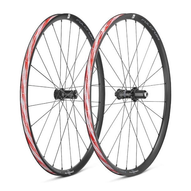 Pair of FULCRUM RAPID RED AL 700c Tubless Ready Wheels (Center Lock)