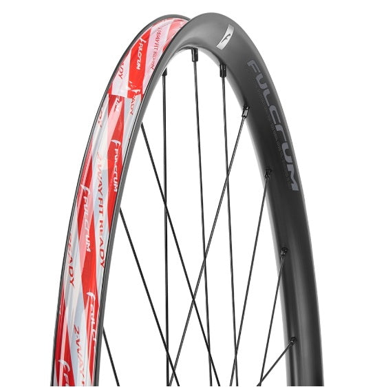 Pair of FULCRUM RAPID RED AL 700c Tubless Ready Wheels (Center Lock)