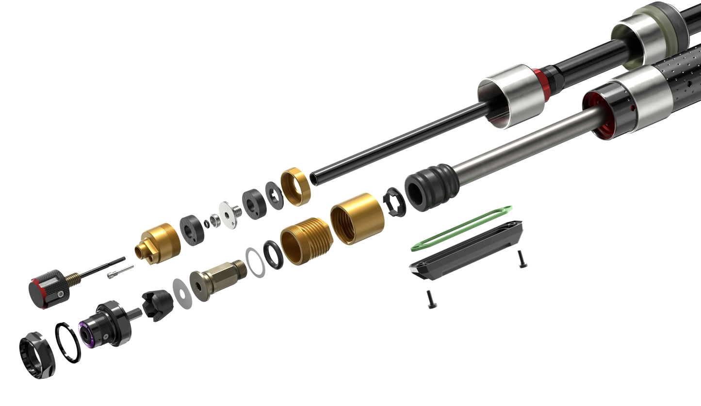 Vidlice Lyrik Ultimate CHARGER 3.2 RC2 - 29" Boost™ 15x110 Gloss Black Alum Str Tpr 44offset C5/R55 LinearXL (včetně blatníků, hvězdicové matice, Maxle Stealth)E1