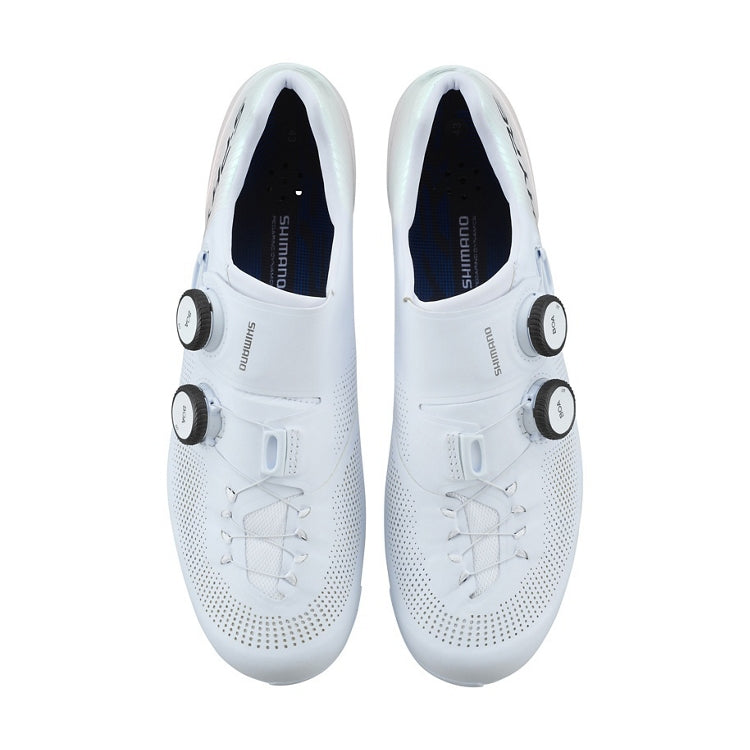 SHIMANO RC9 Large White Road Shoes