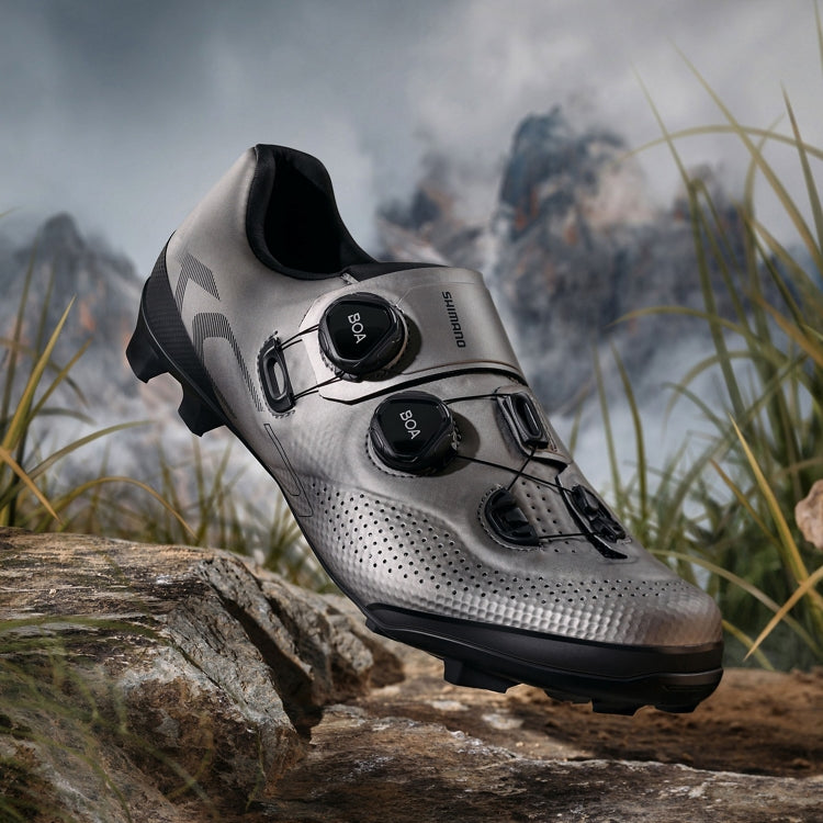 SHIMANO XC702 Silver MTB boty