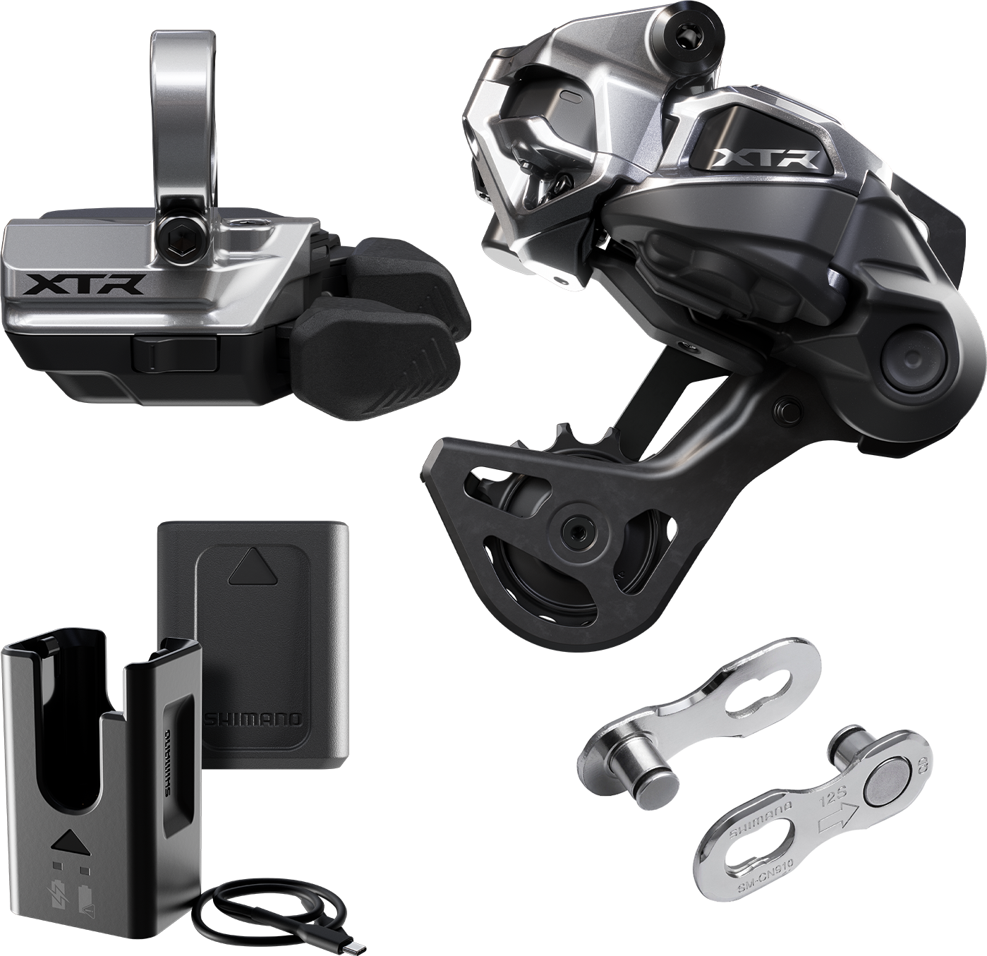 Sada pro upgrade SHIMANO XTR Di2 Wireless M9250-GS Medium Cage Collar Mount