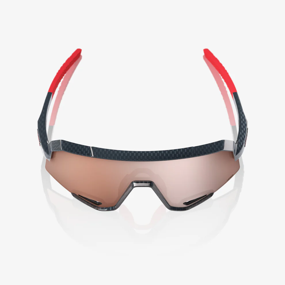 100% SLENDALE Black Carbon Hiper Mirror Silver Goggles