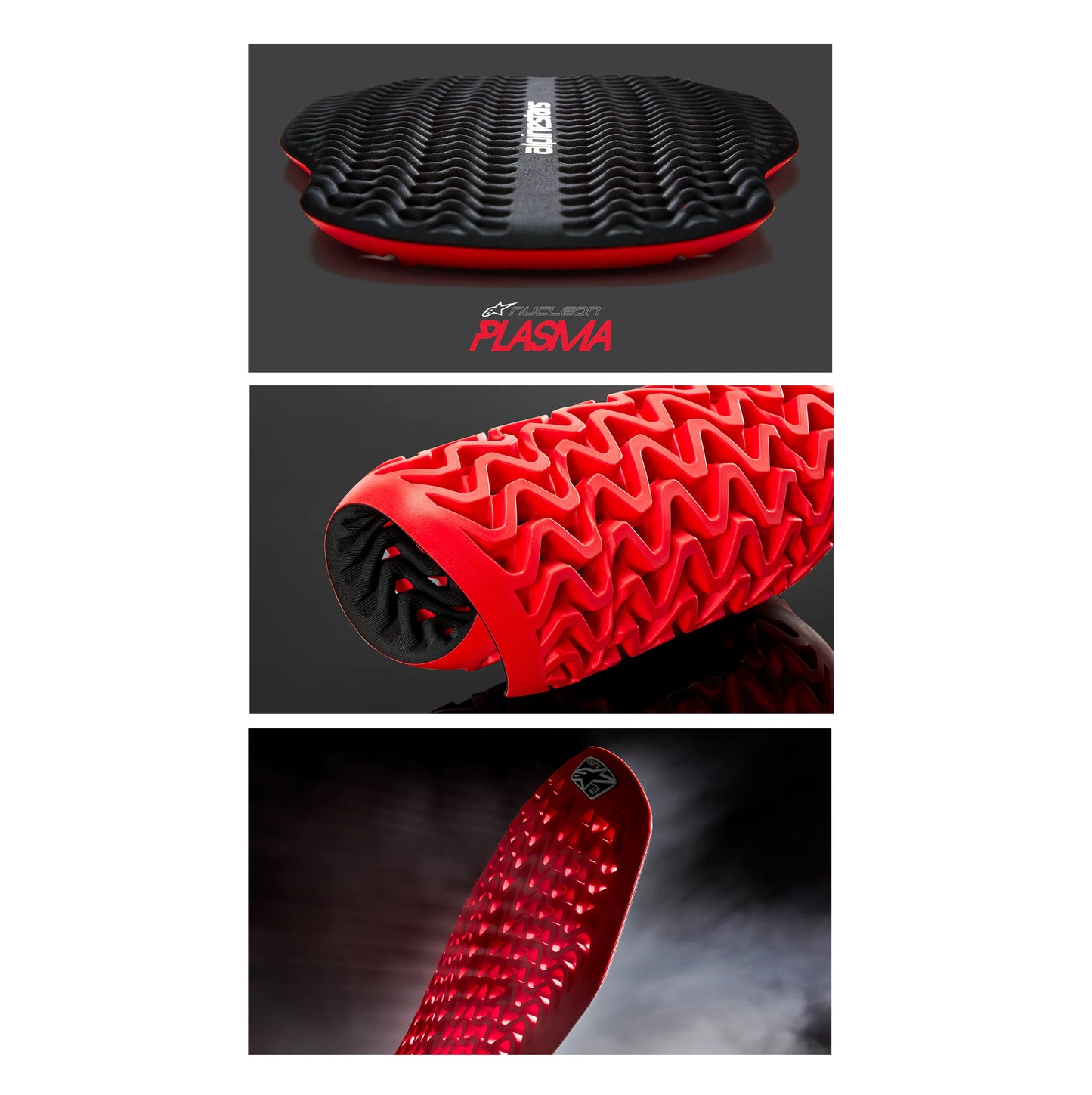 ALPINESTARS A-IMPACT PLASMA Černobílá ochranná vesta s dlouhým rukávem
