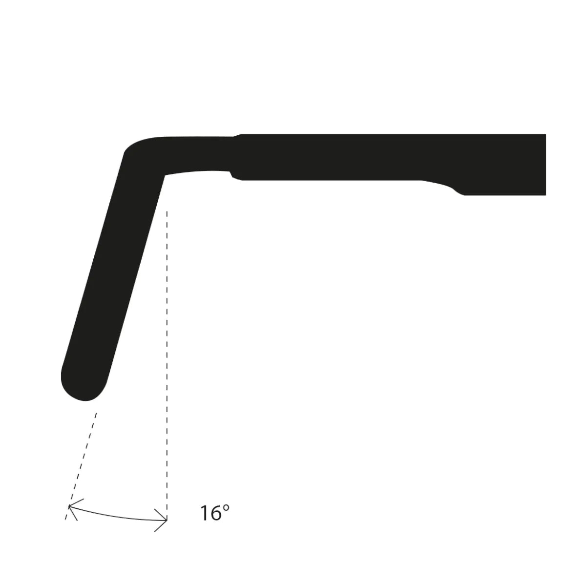 Gravel DEDA SUPERZERO CARBONE UD POB Finish Flare 16° řídítka