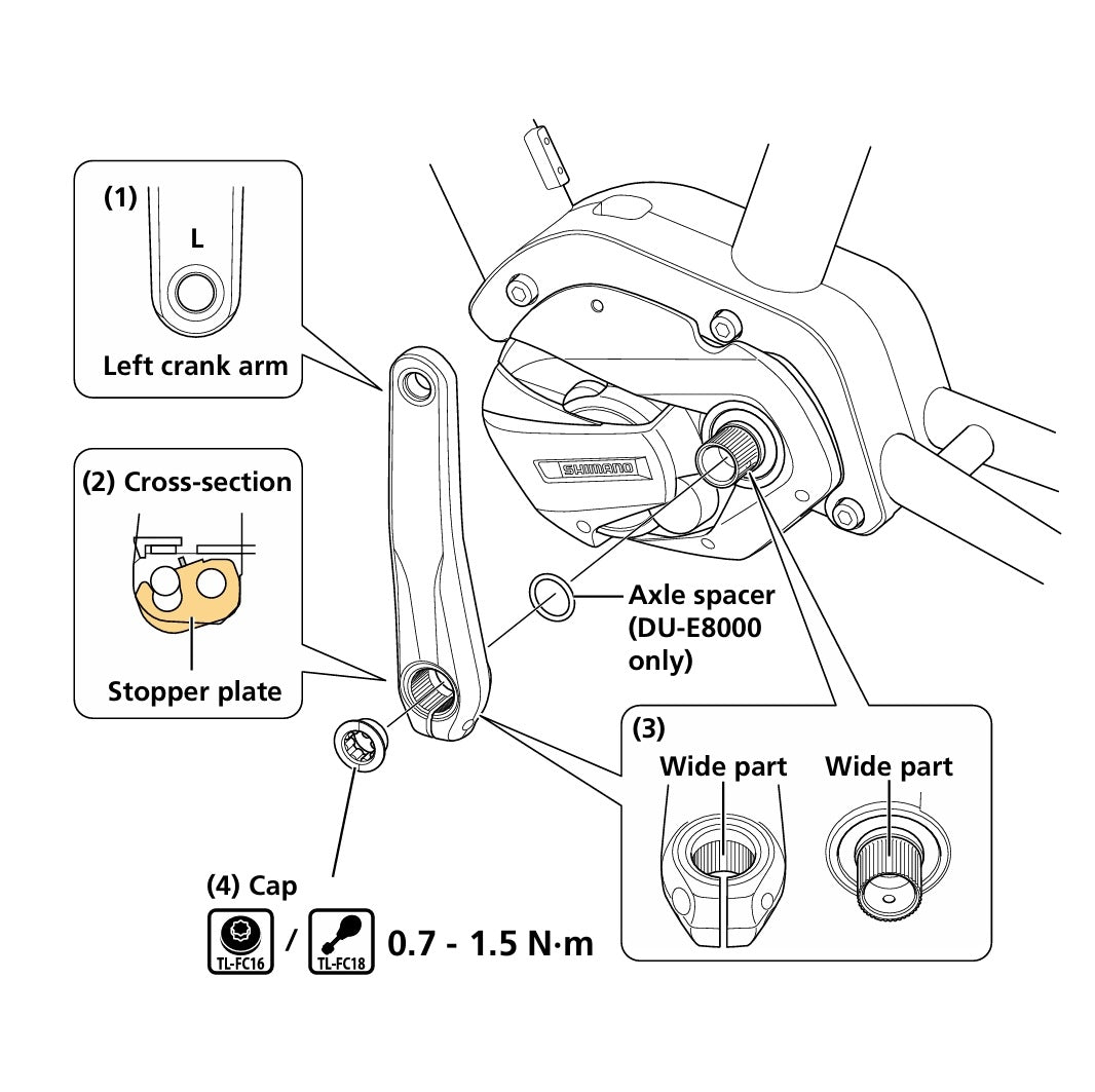 Crank Arms SHIMANO DEORE XT FC-M8150 HOLLOWTECH
