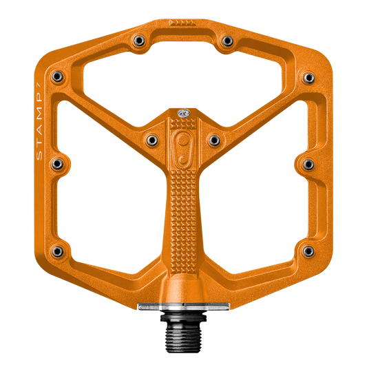 CRANKBROTHERS STAMP 7 Large Orange flat pedals