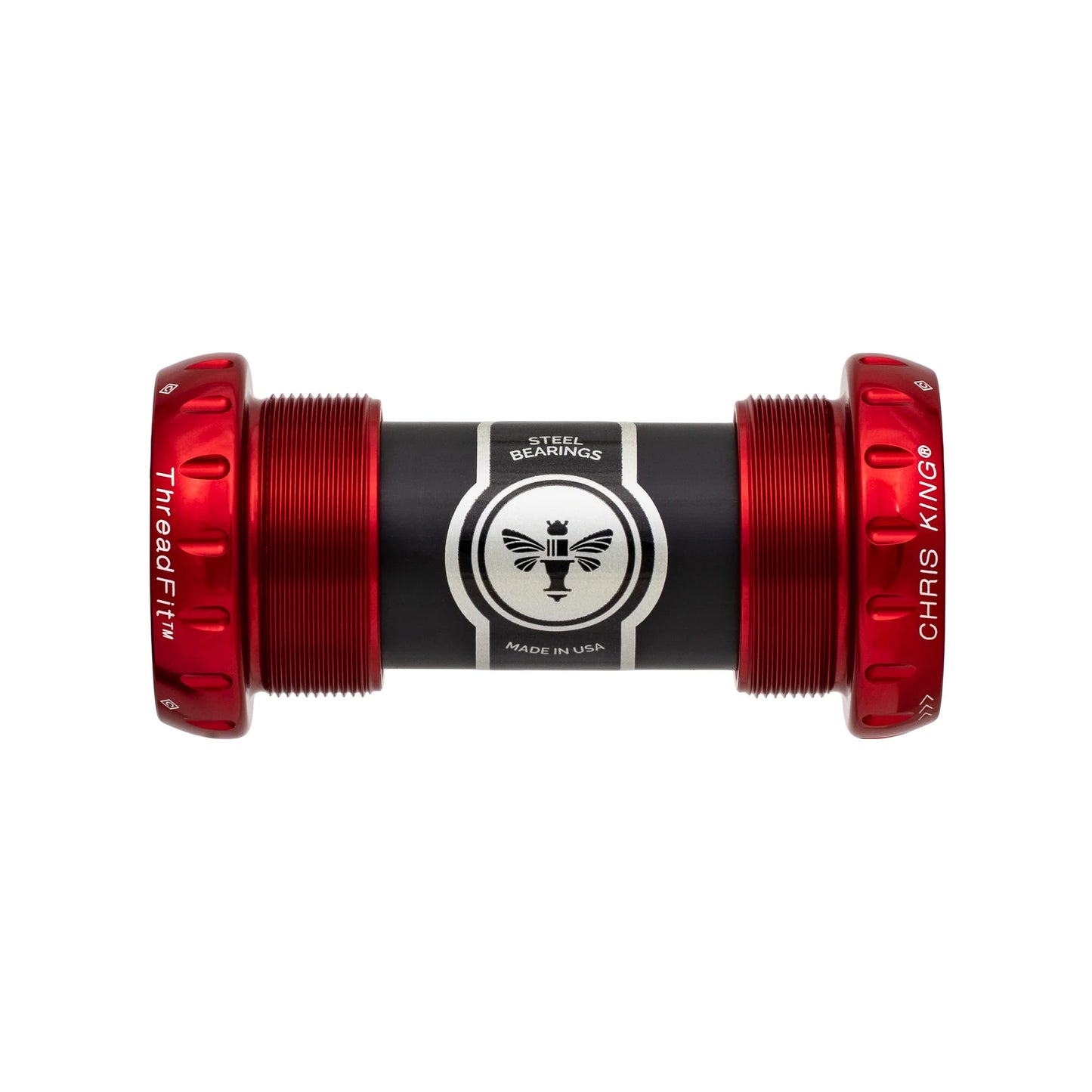 CHRIS KING ThreadFit 24 68/73mm Crankset Red