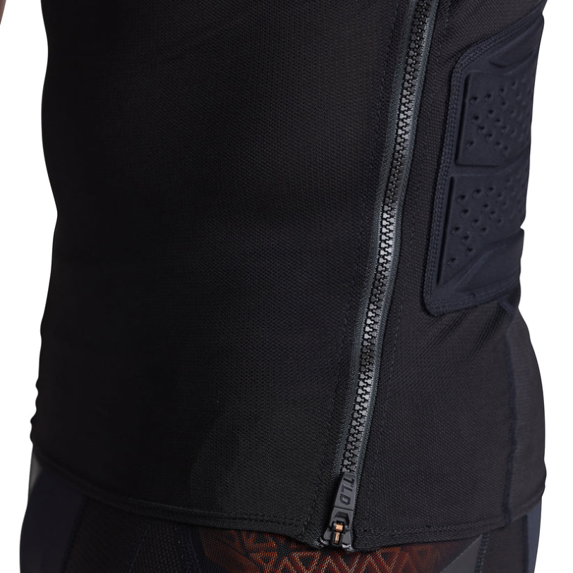 TROY LEE DESIGN STAGE GHOST D3O Ochranné tričko s krátkým rukávem černé