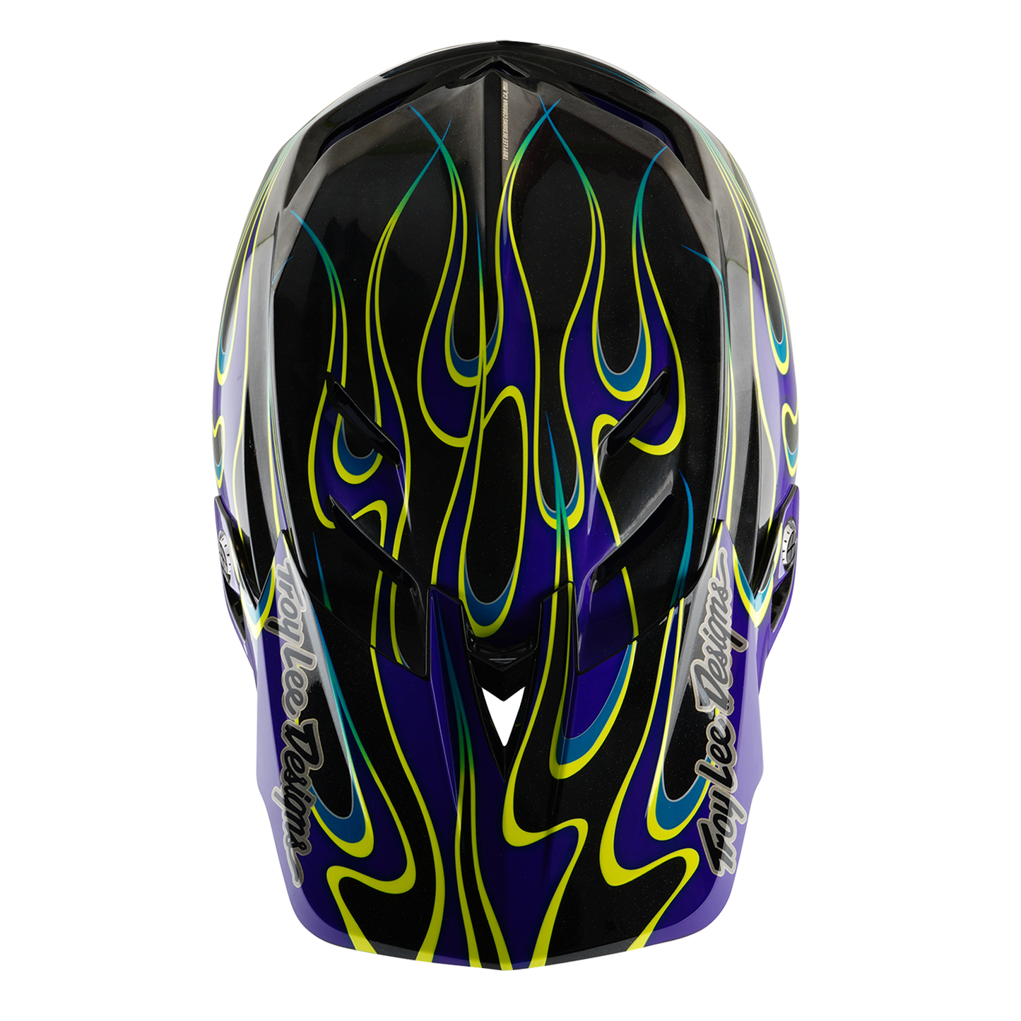 TROY LEE DESIGN D4 CARBON MIPS Drip MTB přilba černá/fialová