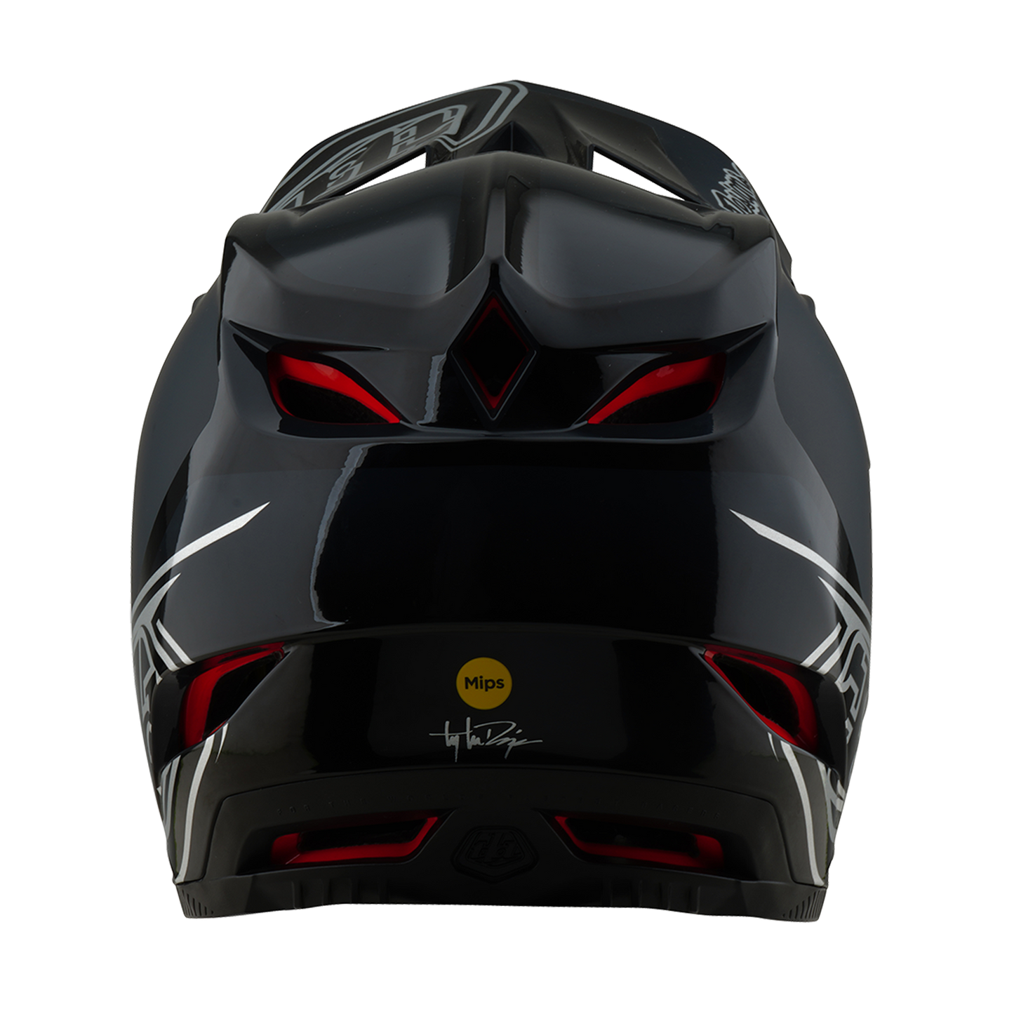 TROY LEE DESIGN D4 POLYACRYLITE SHADOW MTB přilba černá 2025