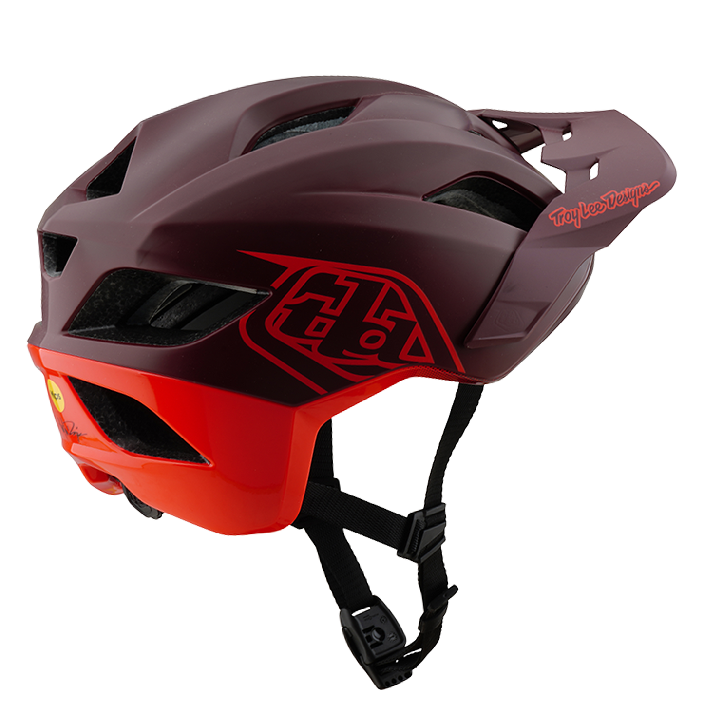 MTB přilba TROY LEE DESIGN FLOWLINE SE MIPS Bordeaux/Red