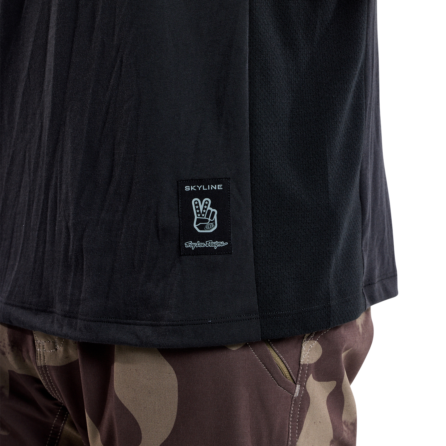 TROY LEE DESIGNS SKYLINE RIDE TEE SIGNATURE Jersey Short Sleeve Black 2025