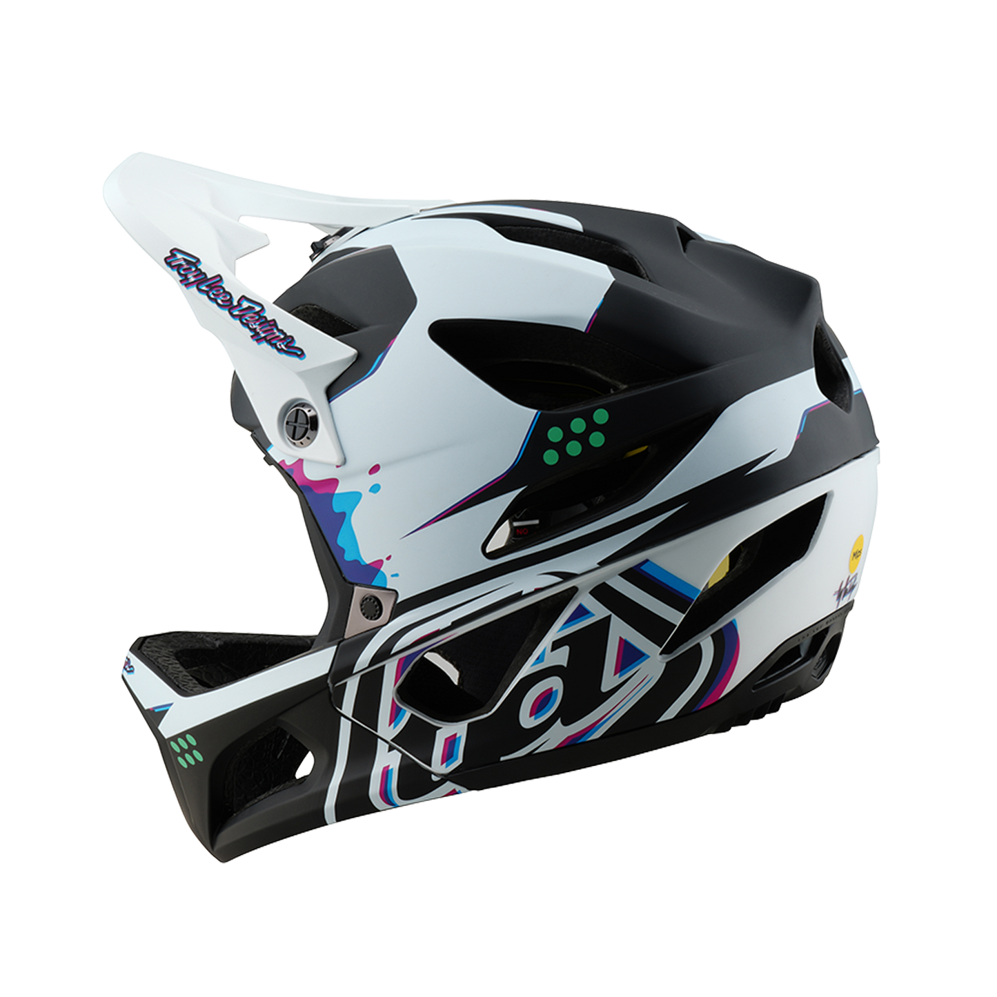 MTB Helmet TROY LEE DESIGNS STAGE MIPS Black/White