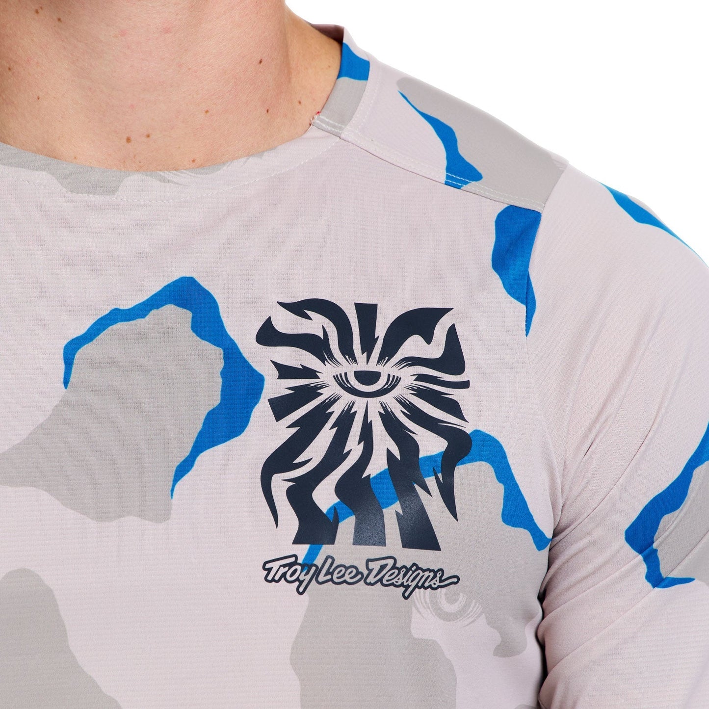 TROY LEE DESIGNS SKYLINE PRO FLOW CAMO Long Sleeve Pumice Jersey