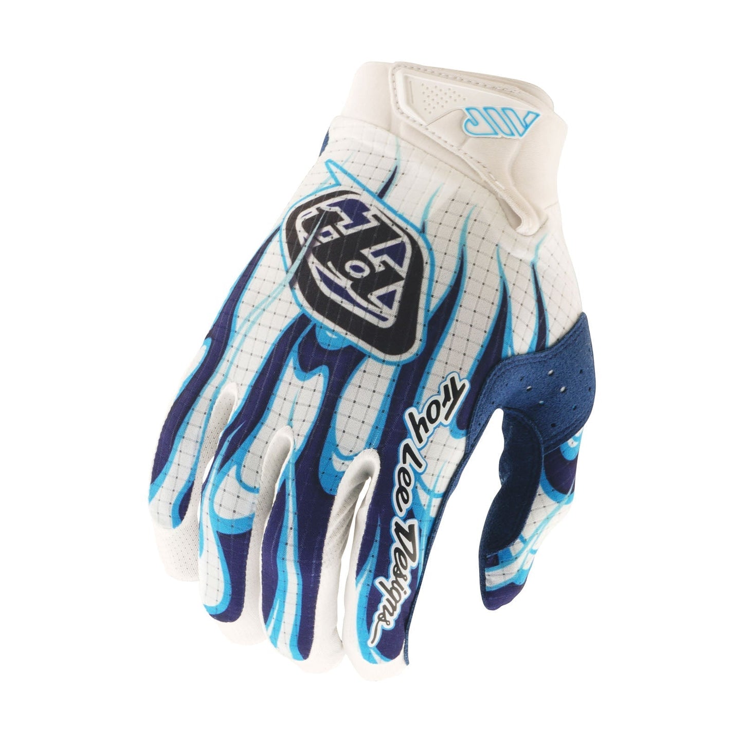 TROY LEE DESIGNS AIR TORCHED Rukavice bílá/modrá