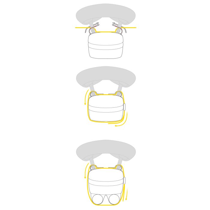 TOPEAK ELEMENTA Sedlová taška černá