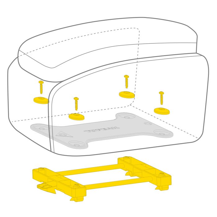 Taška na zavazadla TOPEAK MTM TRUNKBAG DXP 19,4 l černá