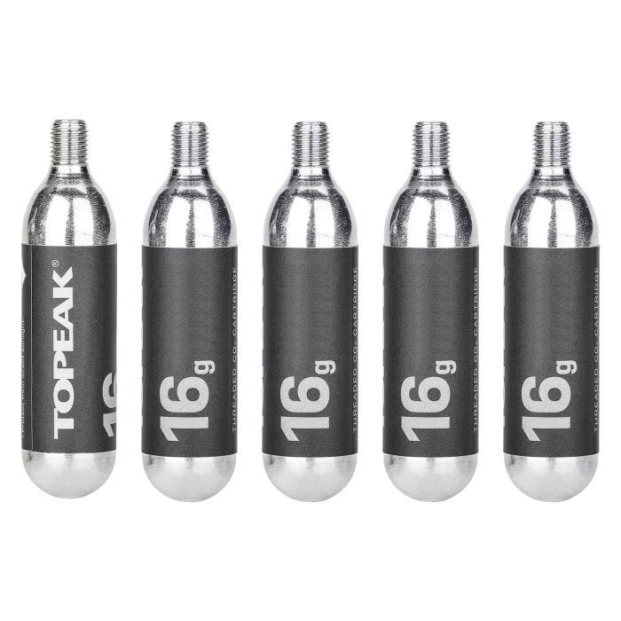 TOPEAK CO2 kartuše se závitem 16g (5 kusů)