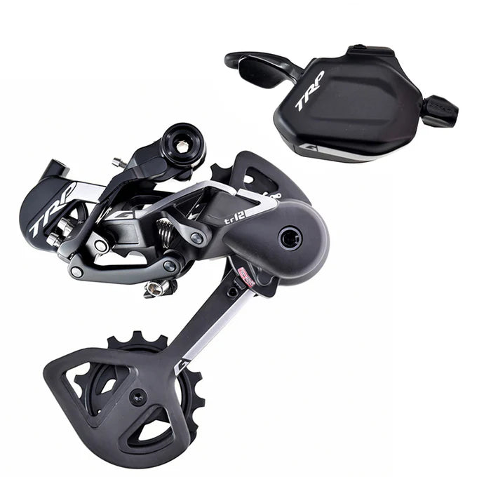 TRP DH12 12V Black/Silver Derailleur and Shifter Kit
