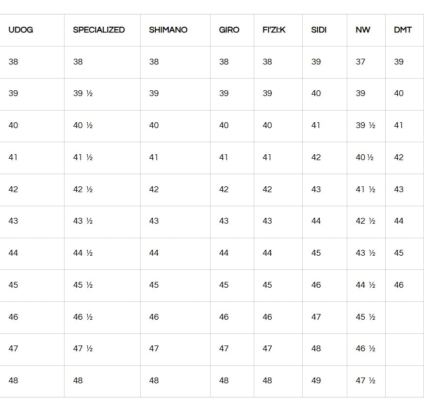 UDOG SEMPRE Road Shoes White