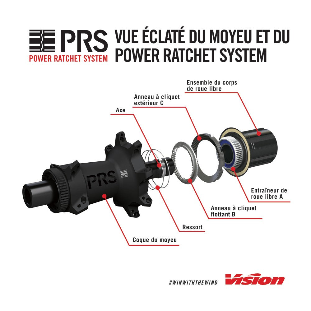 Pár kol VISION Metron 45 SL Tubeless Ready (Center Lock)