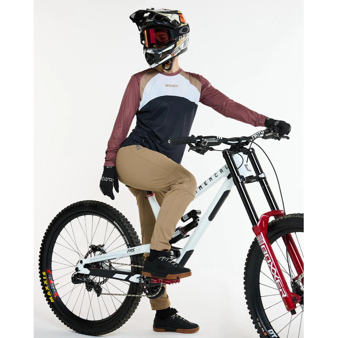 Women's DHARCO RACE LOTUS Long Sleeve Jersey Black/Bronze