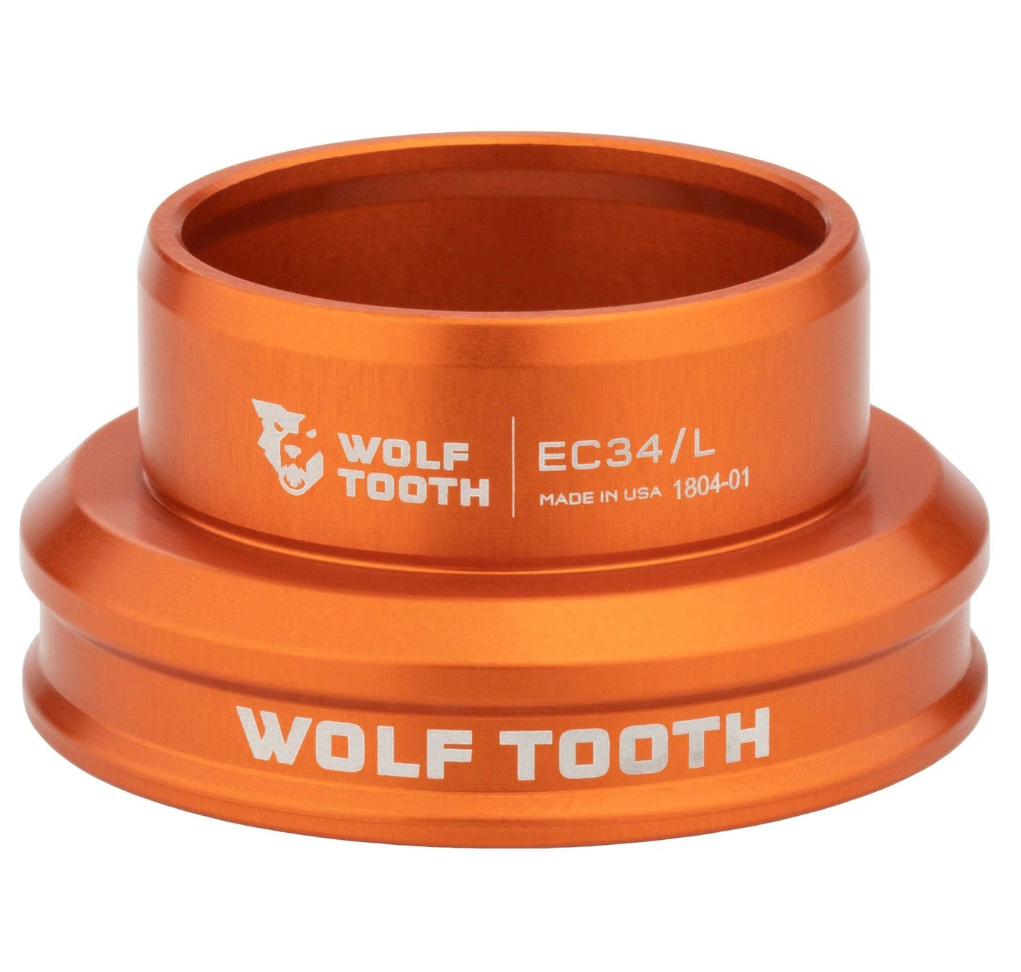 Nízká miska pro vnější hlavové složení WOLF TOOTH PREMIUM 1"1/8 EC34, oranžová