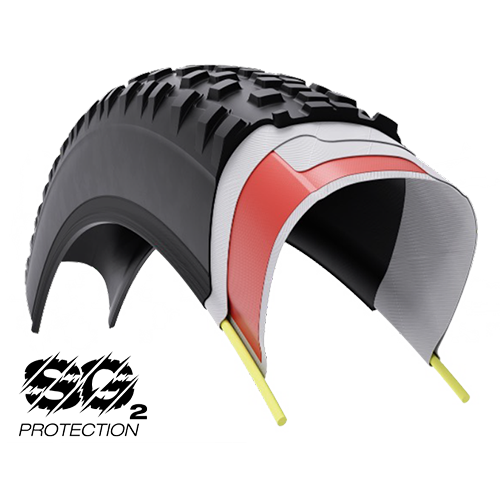 WTB VULPINE TCS LIGHT FAST ROLLING DUAL DNA SG2 120tpi 700x36c Tubeless Ready Black tire