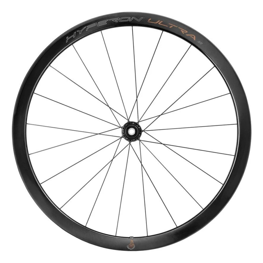 Pair of CAMPAGNOLO HYPERON ULTRA DISC Tubular Wheels (Center Lock)