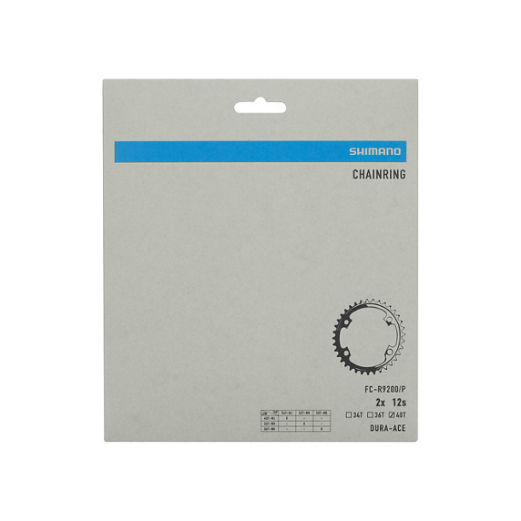 12V SHIMANO DURA ACE R9200 110mm Vnitřní řetězový kroužek