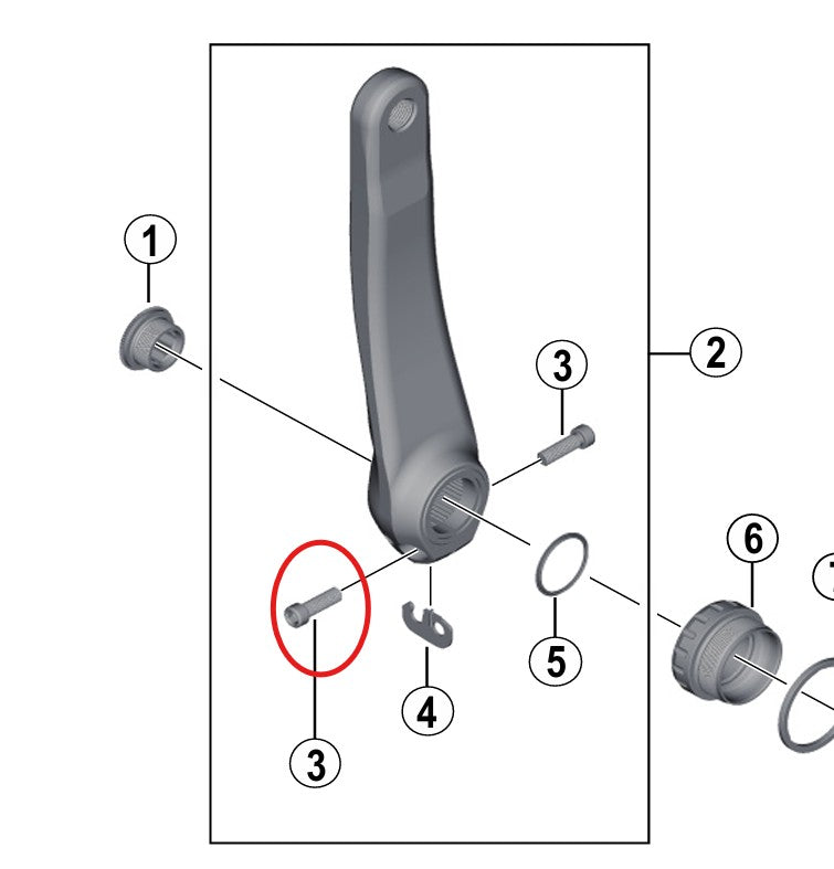 Šroub klikové svorky SHIMANO Road/MTT s podložkou (M6 x 21)