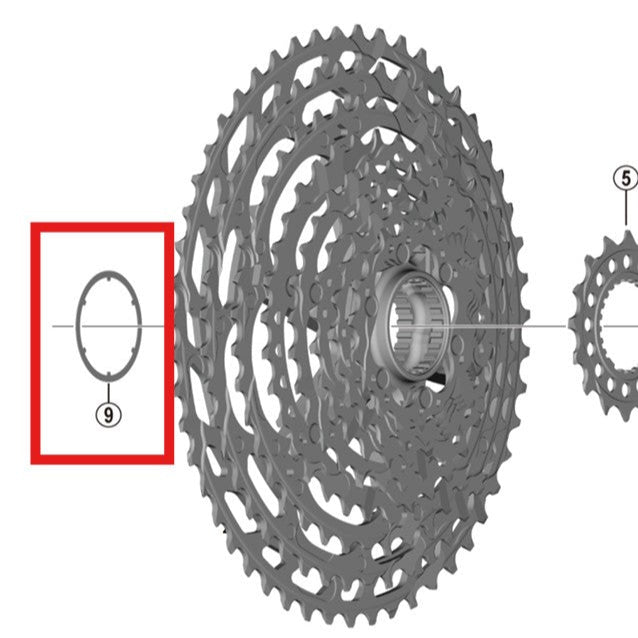 Fine Spacer Cassette SHIMANO CS-M9100