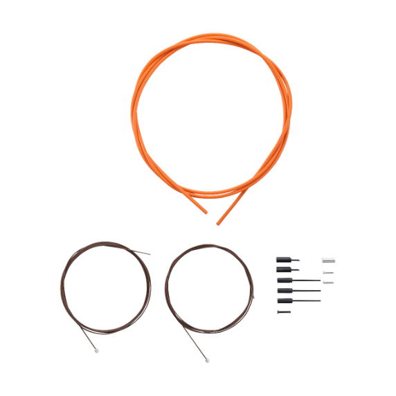 SHIMANO DURA-ACE 9000 Polymer Orange Derailleur Outer casings and cables kit