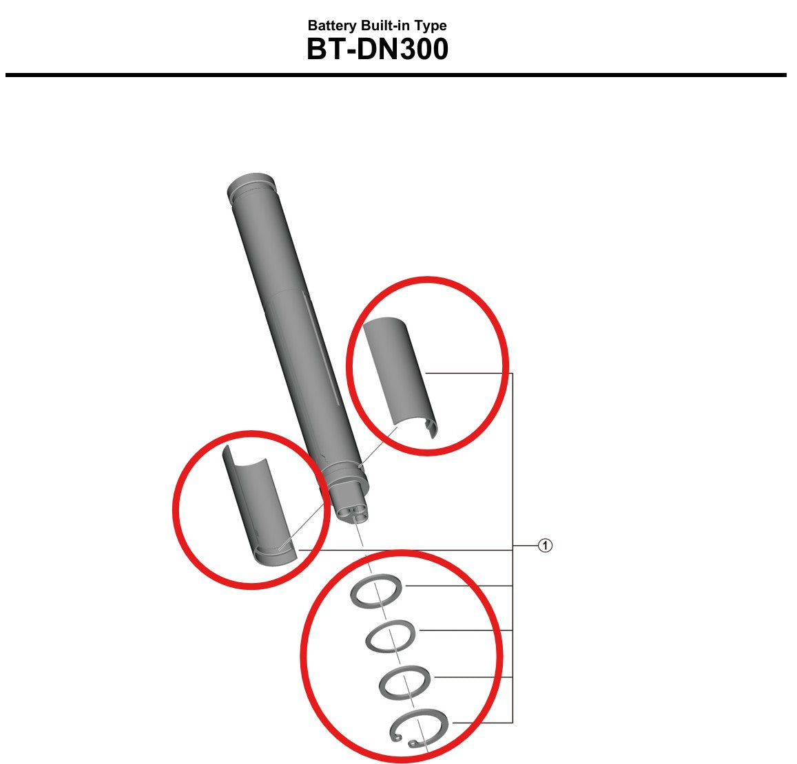Bateriový adaptér SHIMANO BT-DN300