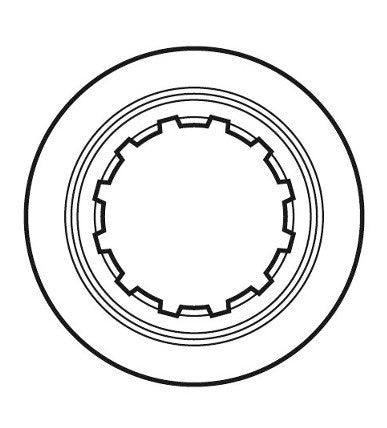 Center Lock nut SHIMANO Internal SM-RT81