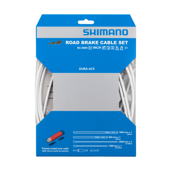 Sada brzdového lanka a hadice SHIMANO DURA-ACE 9000 White