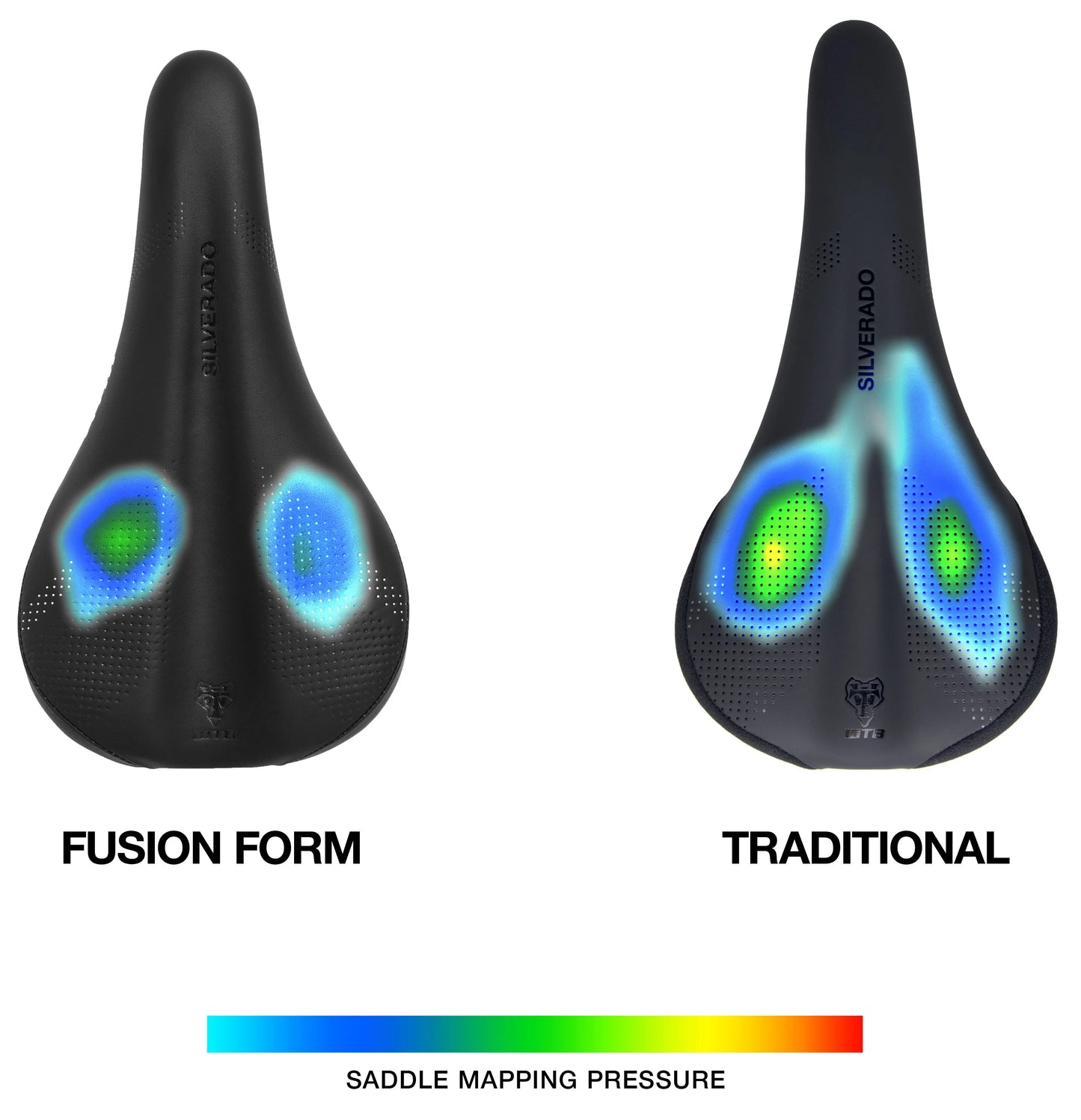 WTB SILVERADO FUSION FORM 142mm sedlo s titanovými lištami