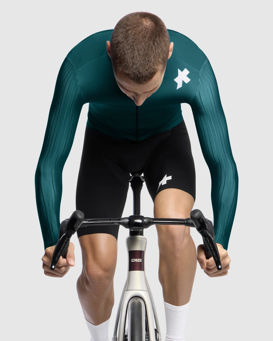 ASSOS EQUIPE RS S11 Dres s dlouhým rukávem Petrol